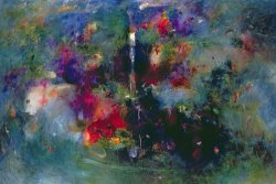 Jane Deakin Valley Of The Waterfalls painting