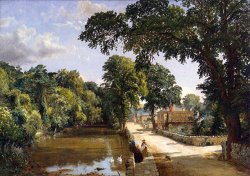 Jasper Francis Cropsey Bonchurch Isle of Wight painting Jasper Francis Cropsey Bonchurch Isle of Wight painting