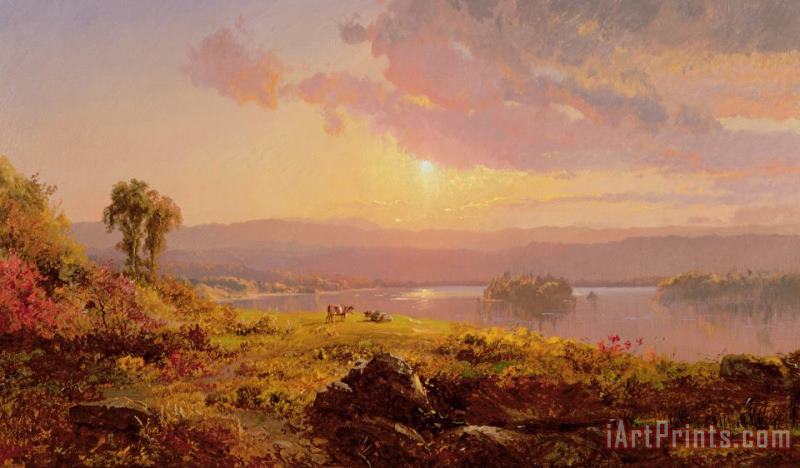 Jasper Francis Cropsey Susquehanna River Art Print
