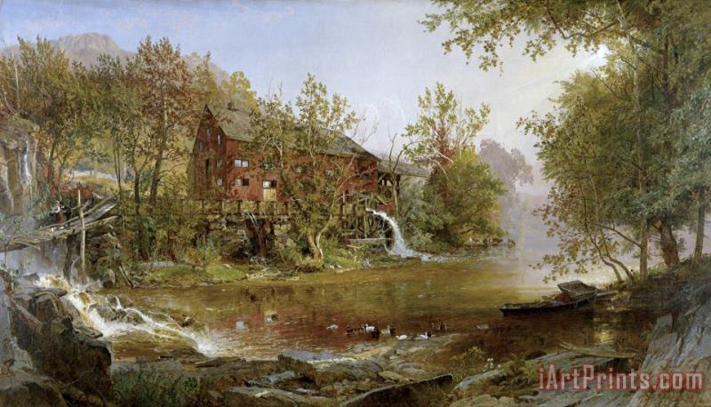 The Old Mill painting - Jasper Francis Cropsey The Old Mill Art Print