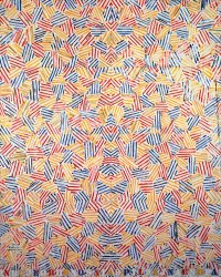 jasper johns Dancers on a Plane C 1986 painting