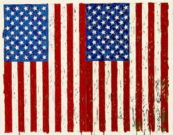 jasper johns Flags I 1973