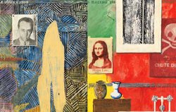jasper johns Racing Thoughts 1983 painting