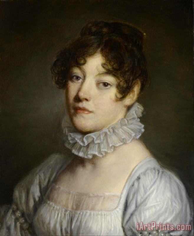 Jean-Baptiste Greuze  Portrait of a Young Woman Art Print