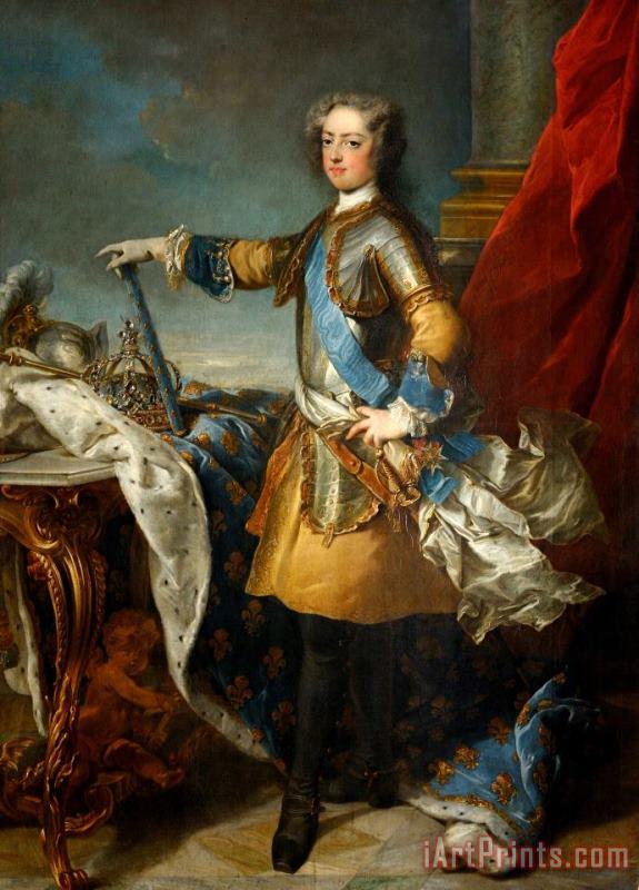 Louis Xv, Roi De France Et De Navarre (1710 1774) painting - Jean-Baptiste Van Loo Louis Xv, Roi De France Et De Navarre (1710 1774) Art Print