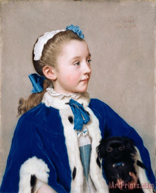 Jean-Etienne Liotard Maria Frederike Van Reede Athlone at Seven Art Print