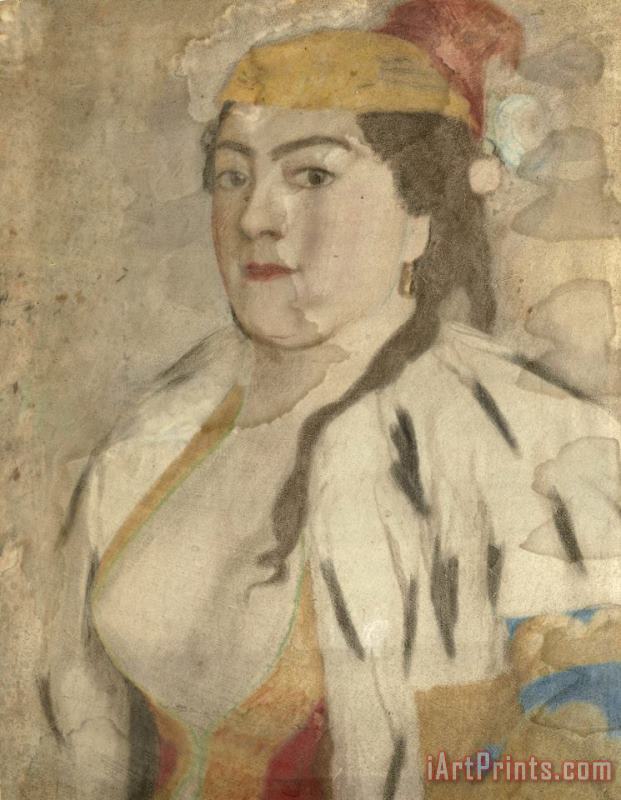 Jean-Etienne Liotard Portret Van Een Onbekende Vrouw Uit Istanbul Art Painting