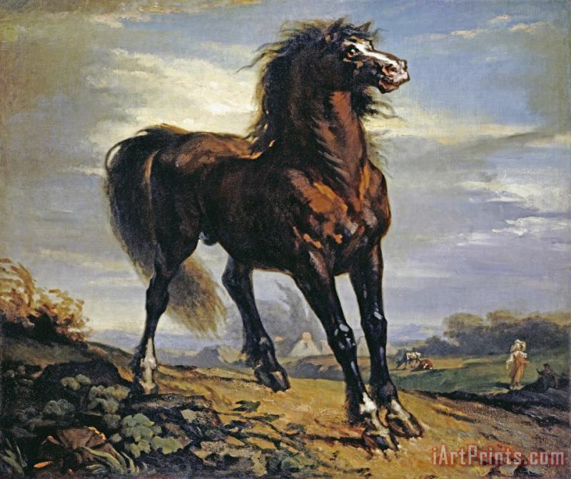 Jean-Francois Millet The Horse Art Painting