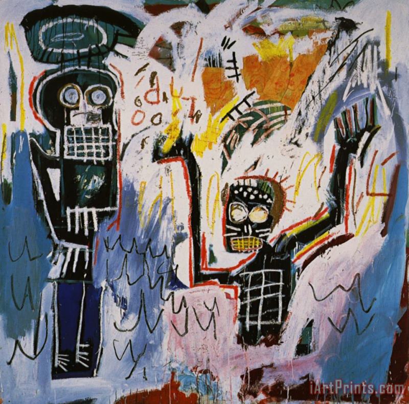 Jean-michel Basquiat Baptism Art Painting