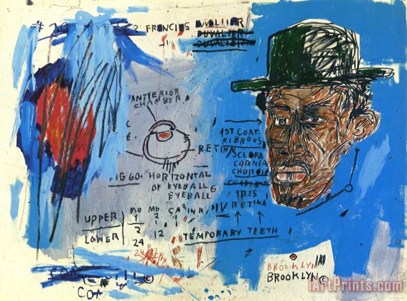 Jean-michel Basquiat Basquiat Drawing, 1985 Art Print
