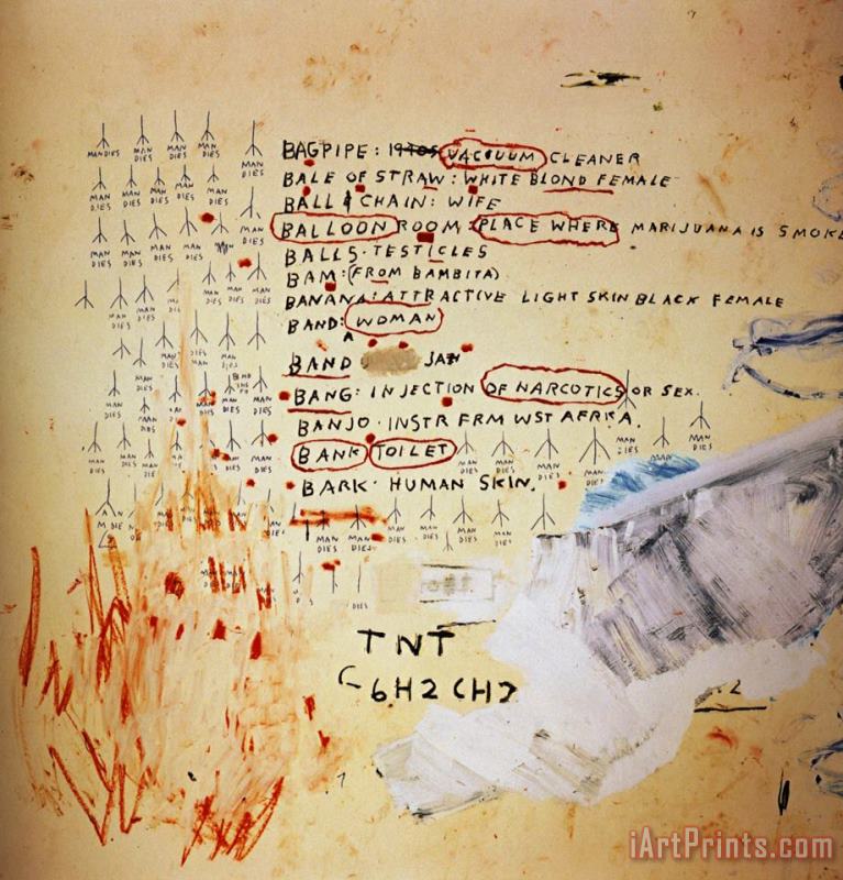 Jean-michel Basquiat Eroica II Art Painting