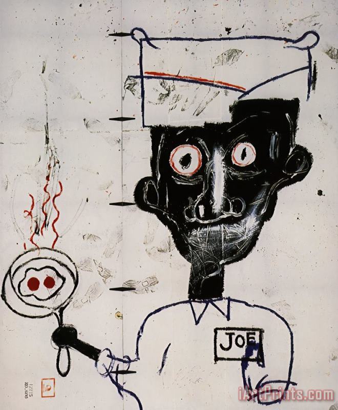 Jean-michel Basquiat Eyes And Eggs Art Print