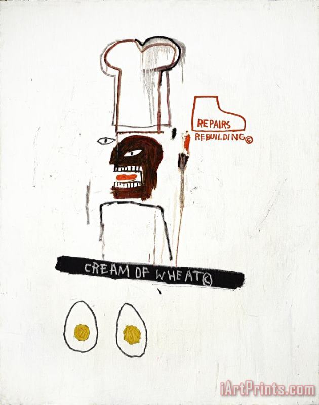 Farina, 1984 painting - Jean-michel Basquiat Farina, 1984 Art Print