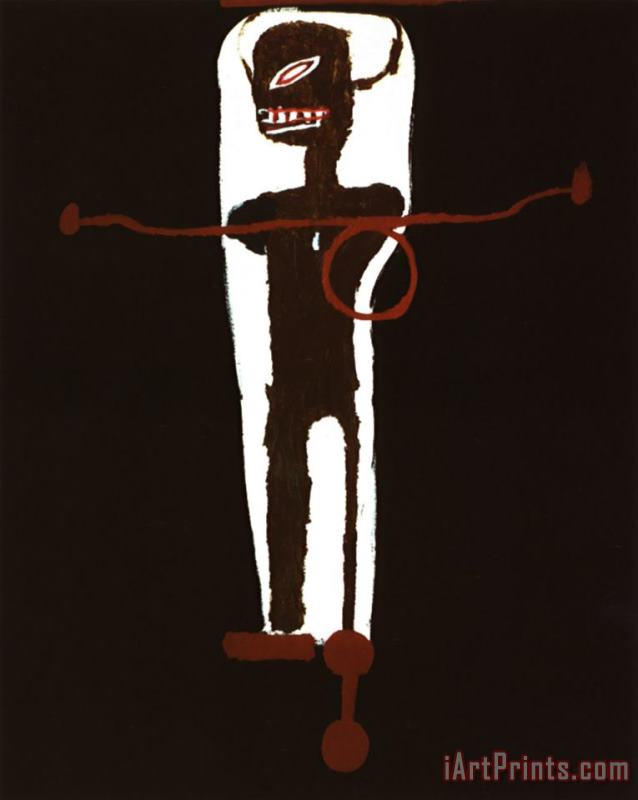 Jean-michel Basquiat Gri Gri Art Print