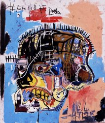 Jean-michel Basquiat Head painting