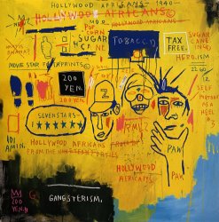 Jean-michel Basquiat Hollywood Africans
