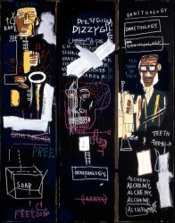 Jean-michel Basquiat Horn Players painting