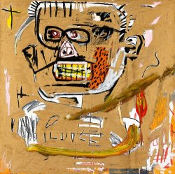 Jean-michel Basquiat Il Duce, 1982 painting