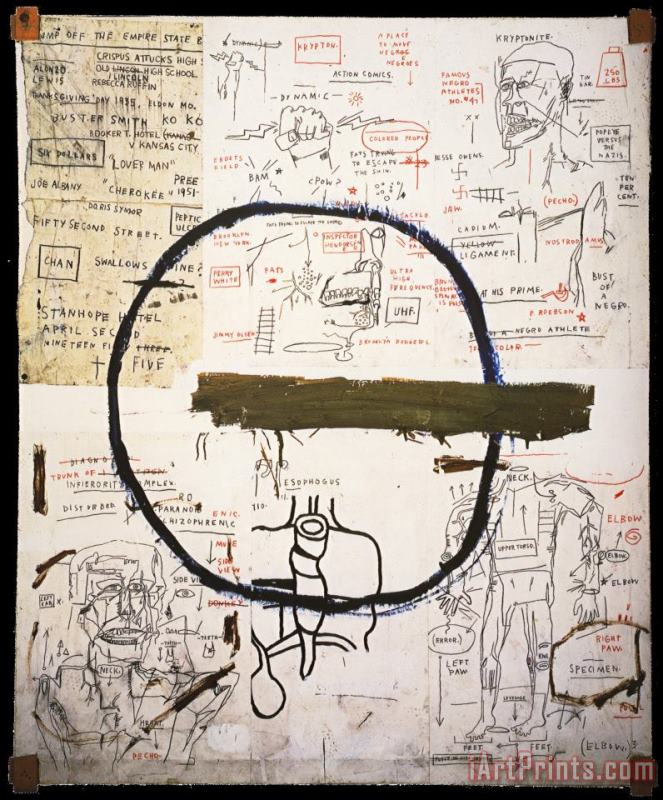 Jean-michel Basquiat Jesse Art Print