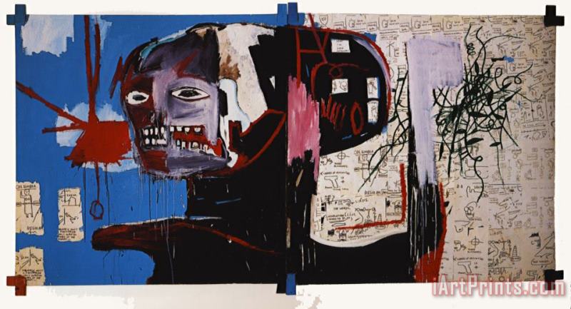 Jean-michel Basquiat La Colomba Art Painting