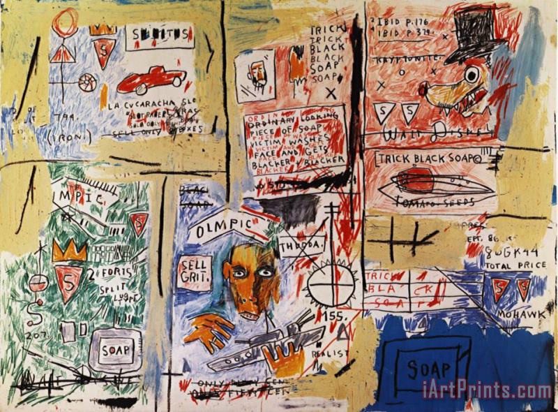 Jean-michel Basquiat Olympic Art Painting
