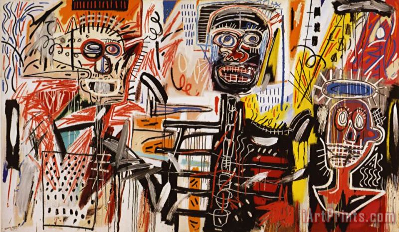 Jean-michel Basquiat Philistines Art Painting