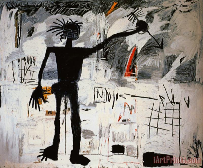 Jean-michel Basquiat Self Portrait Art Painting