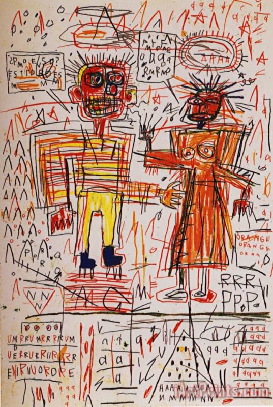 Jean-michel Basquiat Self Portrait 1 Art Painting