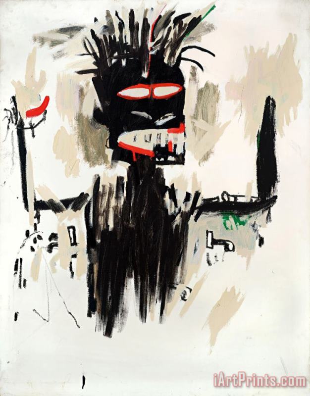 Jean-michel Basquiat Self Portrait, 1988 Art Painting