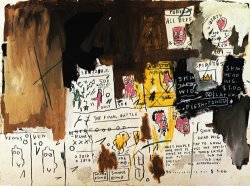 Jean-michel Basquiat Skin Head Wig painting