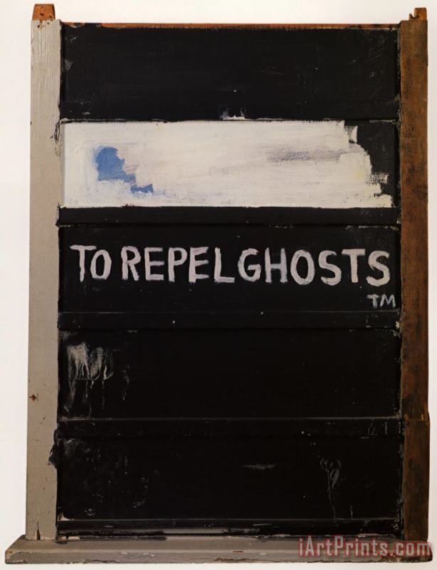Jean-michel Basquiat To Repels Ghosts Art Print