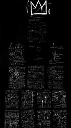 Jean-michel Basquiat Tuxedo painting