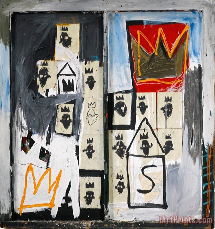 Untitled  painting - Jean-michel Basquiat Untitled  Art Print