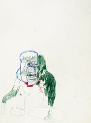 Jean-michel Basquiat Untitled (ape), 1984 painting