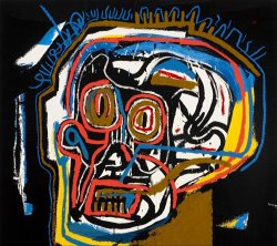 Jean-michel Basquiat Untitled (head), 1982 painting