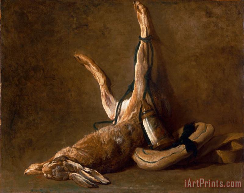 Jean-Simeon Chardin Still Life with a Hare Art Print