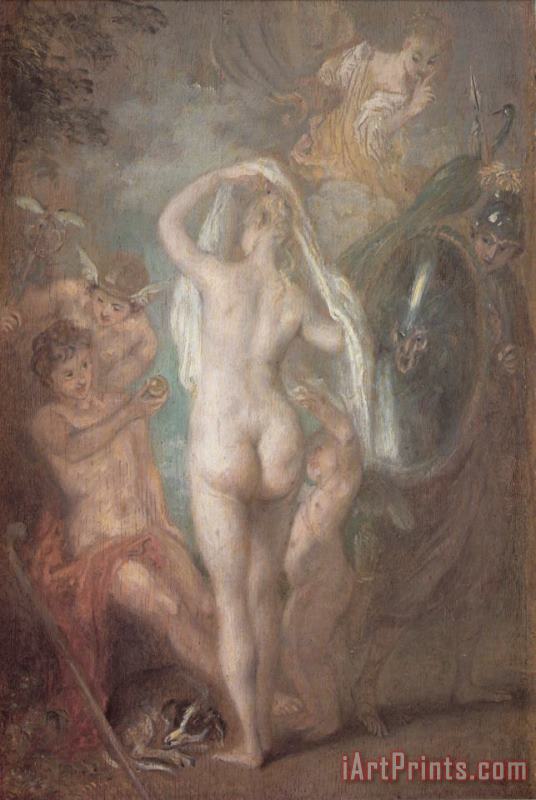 Jean Antoine Watteau The Judgement of Paris Art Painting
