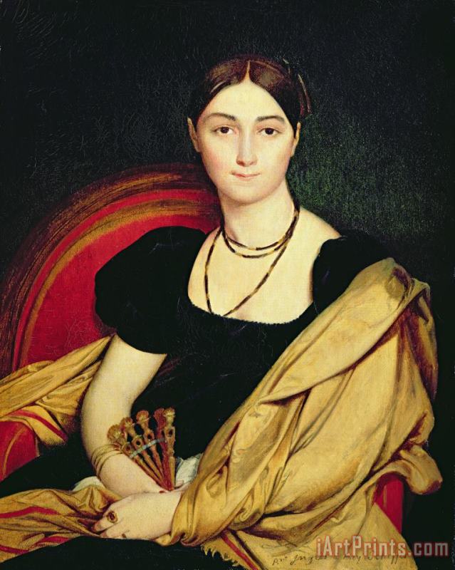 Jean Auguste Dominique Ingres Madame Devaucay Art Painting