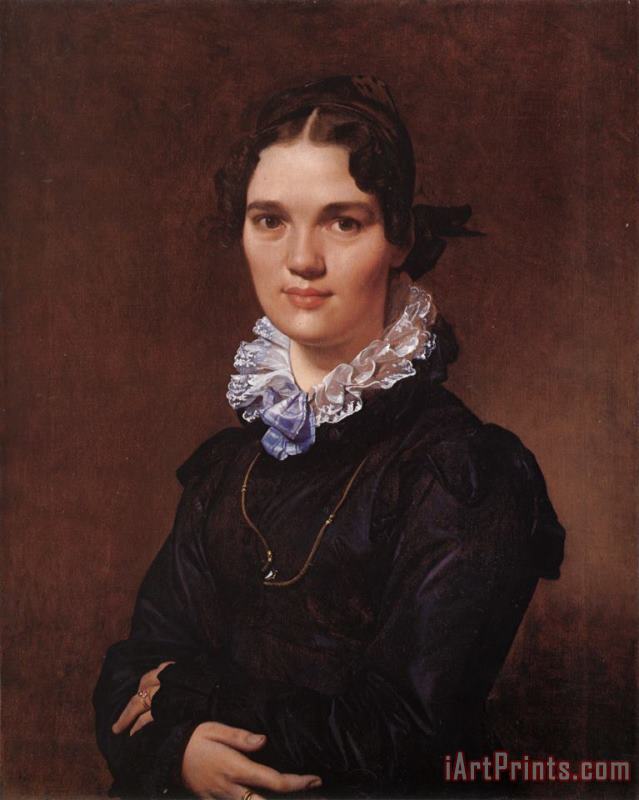 Jean Auguste Dominique Ingres Mademoiselle Jeannesuzannecatherine Gonin, Later Madame Pyrame Thomegeux Art Painting