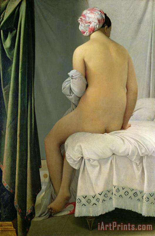 The Bather painting - Jean Auguste Dominique Ingres The Bather Art Print