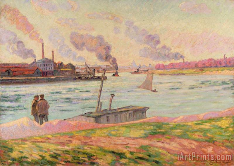 Jean Baptiste Armand Guillaumin The Pointe D'ivry Art Painting