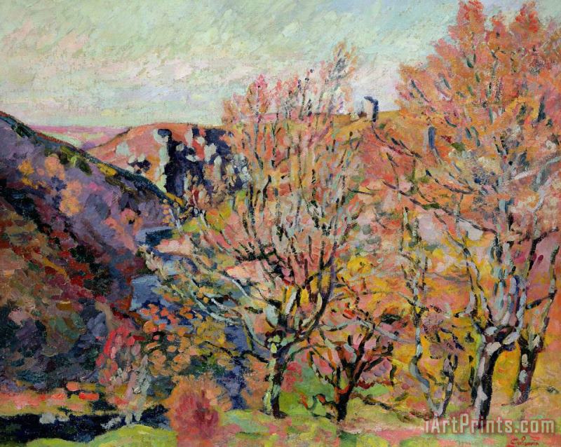 Jean Baptiste Armand Guillaumin The Valley of the Sedelle in Crozant Art Painting