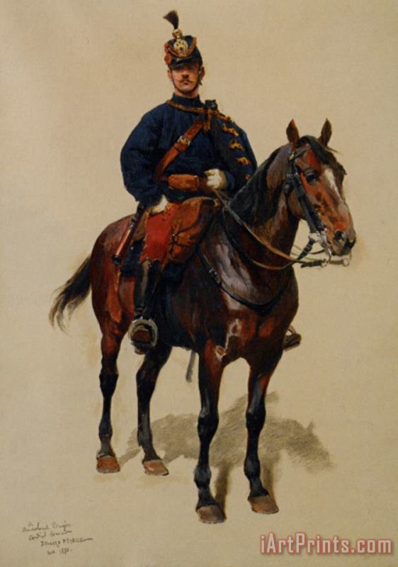 Un Soldat De La Cavalerie painting - Jean Baptiste Edouard Detaille Un Soldat De La Cavalerie Art Print