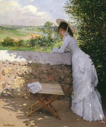 Jean Beraud Un Figaro De Reve painting