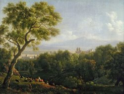 Jean Bidauld View of Frascati