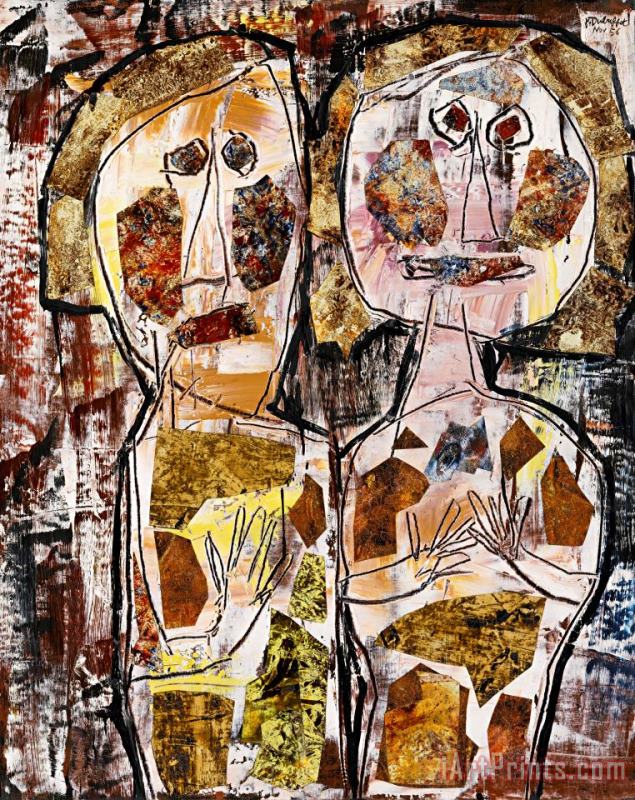 Jean Dubuffet Compagnonnage Art Painting