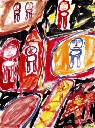 Jean Dubuffet Site Avec 6 Personnages