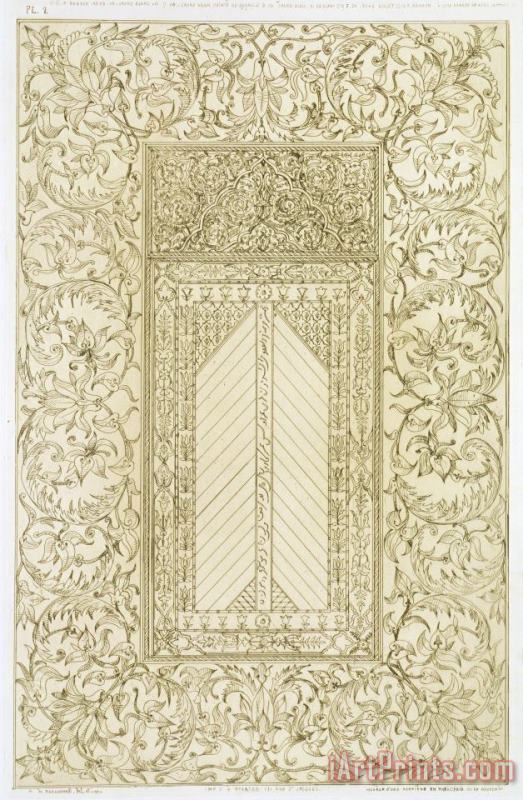 Jean Francois Albanis de Beaumont Example Of A Turkish Chimney Art Print