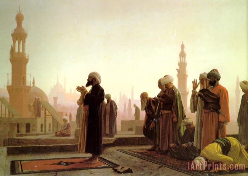 Jean Leon Gerome Prayer in Cairo Art Painting