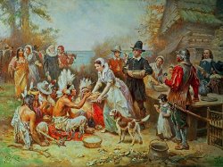 Jean Leon Gerome Ferris The First Thanksgiving